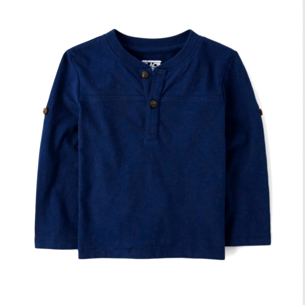 3/$15- NWT Childrens Place Button Henley